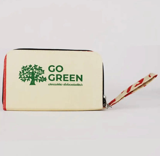 Go Green Wristlet Travel Bag